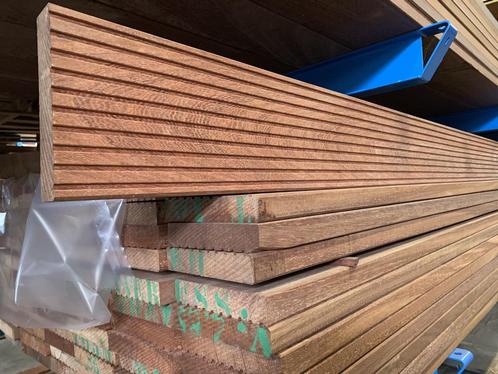 35x180 mm hardhouten azobe brugdek planken antislip / vlak, Doe-het-zelf en Verbouw, Hout en Planken, Nieuw, Plank, Vuren