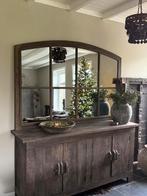 spiegel stalraam toogspiegel heel groot hout, 100 tot 150 cm, Nieuw, 125 cm of meer, Overige vormen