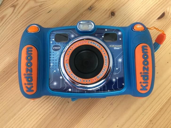 Vtech Kidizoom duo 5.0 camera blauw, Kinderen en Baby's, Speelgoed | Vtech, Gebruikt, 6 jaar of ouder, Ophalen of Verzenden