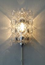 Vintage bubble wandlamp Helena Tynell Glashütte Limburg lamp, Ophalen of Verzenden, Gebruikt, Vintage design 70's bubble wandlamp chroom Tynell