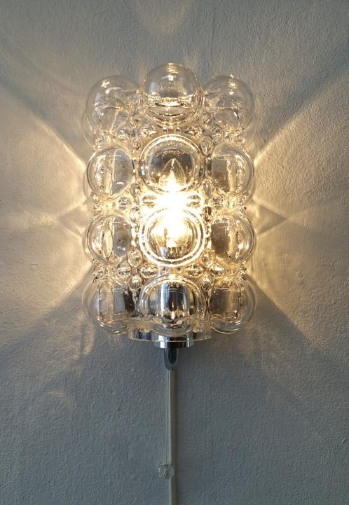 Vintage bubble wandlamp Helena Tynell Glashütte Limburg lamp, Huis en Inrichting, Lampen | Wandlampen, Gebruikt, Ophalen of Verzenden