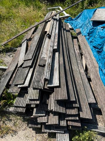 Vlonder planken bankiray  beschikbaar voor biedingen