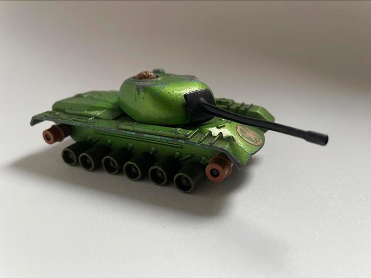 Model tank, Matchbox Battle Kings, k 102 m48, 1/50 ?, 9,5 cm, Hobby en Vrije tijd, Modelauto's | 1:50, Gebruikt, Overige typen