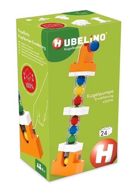 Hubelino Knikkerpomp Lift - Knikkerbaan Uitbreiding, Kinderen en Baby's, Speelgoed | Duplo en Lego, Zo goed als nieuw, Ophalen of Verzenden