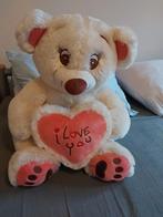 Lieve Beer met Hart - I Love You, Kinderen en Baby's, Ophalen, Zo goed als nieuw, Beer