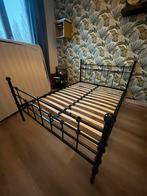 Ombouw bed 140x200, Ophalen, Gebruikt, Zwart, Tweepersoons