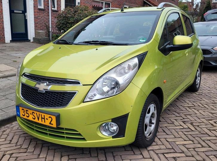 Chevrolet Spark LS 1.0 Bifuel 2011 Groen, Auto's, Chevrolet, Particulier, Spark, LPG, B, Hatchback, Handgeschakeld, Origineel Nederlands