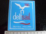 sticker delfsail delfzijl 1986 logo zeilen, Verzenden, Zo goed als nieuw, Bedrijf of Vereniging