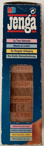 Jenga Classic - Actiespel van MB COMPLEET, Hobby en Vrije tijd, Gezelschapsspellen | Overige, Een of twee spelers, Ophalen of Verzenden