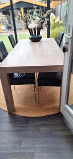 Eetkamertafel met bijpassende kast, Huis en Inrichting, Complete eetkamers, Ophalen of Verzenden, Gebruikt