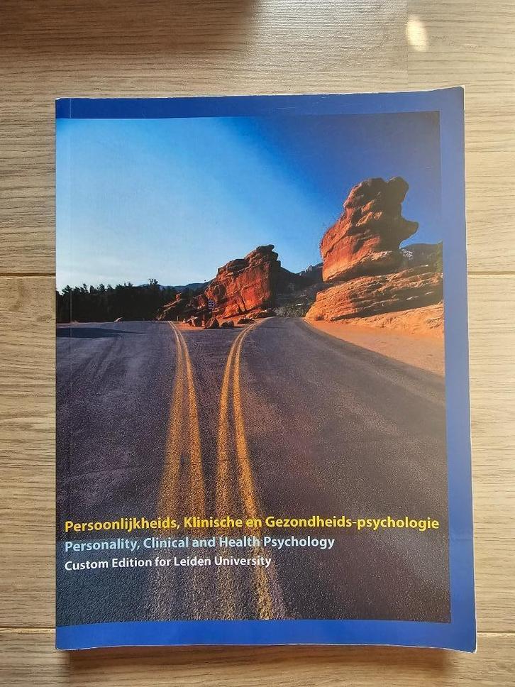 Persoonlijkheids-, Klinische en Gezondheidspsychologie, Boeken, Studieboeken en Cursussen, Zo goed als nieuw, WO, Beta, Ophalen of Verzenden