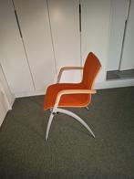 Vintage plywood eetkamer of vergaderstoel, Ophalen, Gebruikt, Twee, Metaal