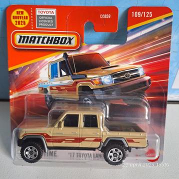 Toyota Land Cruiser, Matchbox 1/64 beschikbaar voor biedingen