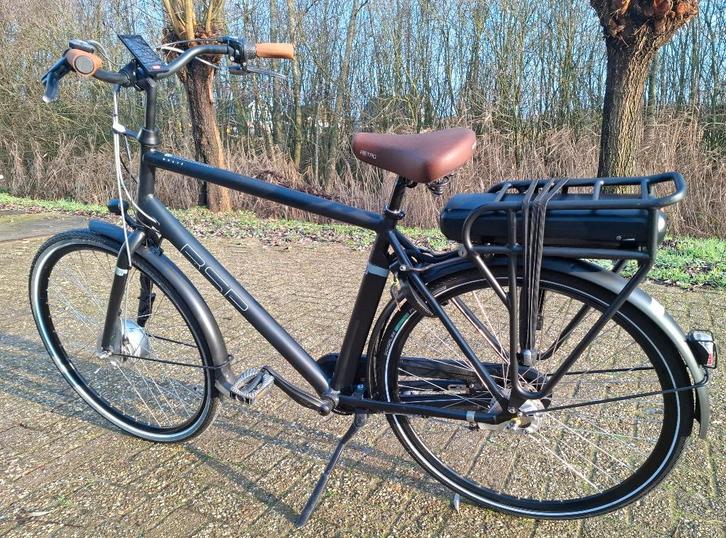 Nette mat zwarte BSP elektrische herenfiets, 55cm hoog, Fietsen en Brommers, Elektrische fietsen, Zo goed als nieuw, Gazelle, 51 tot 55 cm