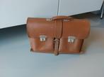 Mooie oude vintage schooltas van dik leer, Ophalen of Verzenden