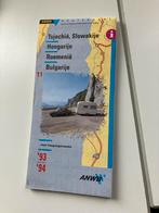 ANWB Routekaart Tsjechië, Slowakije, Hongarije, Roemenië, Europa Overig, Landkaart, 1800 tot 2000, Ophalen
