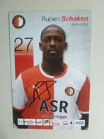 Spelerskaart.  Ruben.Schaken. Feyenoord   2011/2012, Verzamelen, Sportartikelen en Voetbal, Ophalen of Verzenden, Zo goed als nieuw