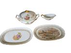 Vintage Limoges France porselein servies met gouddecoratie, Antiek en Kunst, Antiek | Porselein, Ophalen of Verzenden