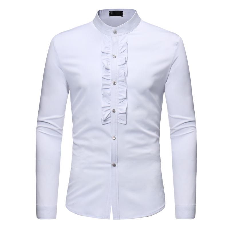 Heren wit smoking overhemd tuxedo pak hemd mannen bruiloft, Kleding | Heren, Overhemden, Verzenden, Nieuw, Wit, Overige halswijdtes