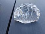 Glazen Schelp Kandelaar, Overige materialen, Ophalen of Verzenden, Zo goed als nieuw, Wit