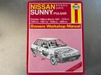 NISSAN SUNNY PULSAR b12 - n13 1986 to 1991 HAYNES 1378, Verzenden