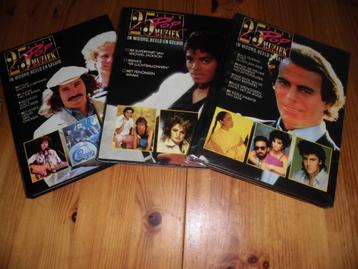 3 boeken over 25 jaar popmuziek beschikbaar voor biedingen