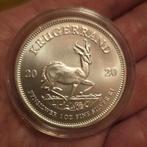 Krugerrand 2020 1oz zilver, Ophalen of Verzenden, Zilver