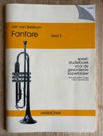 Jan van Beekum fanfare deel 2 trompet, Les of Cursus, Ophalen of Verzenden, Zo goed als nieuw, Blues