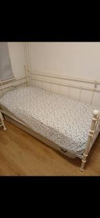 IKEA IJzeren Bed - Wit, Huis en Inrichting, Ophalen, 90 cm, Eenpersoons, Wit