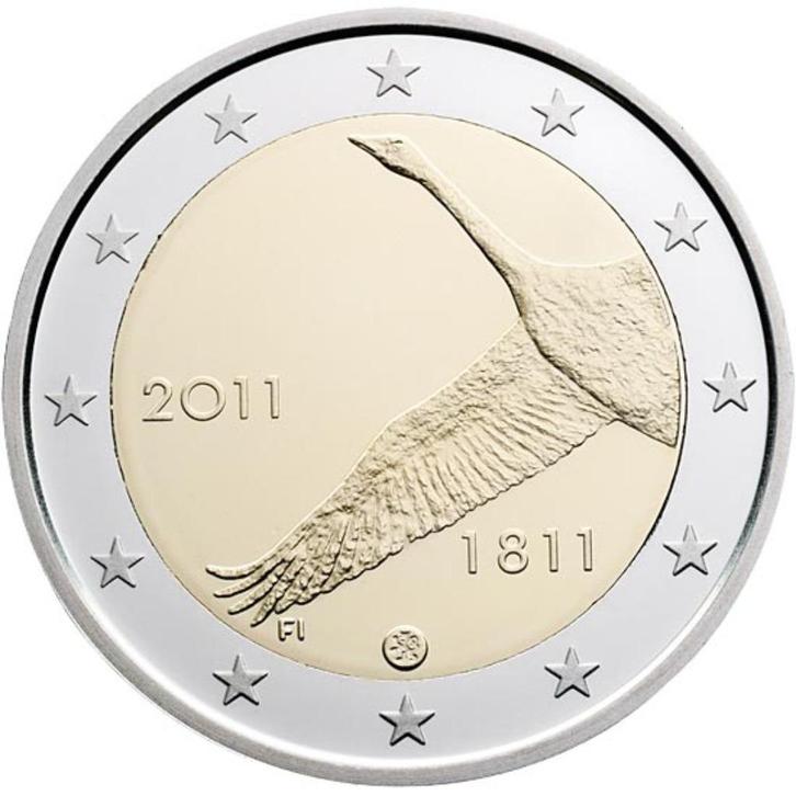 2 euro Finland 2011 - Bank van Finland (UNC), Postzegels en Munten, Munten | Europa | Euromunten, Losse munt, 2 euro, Finland