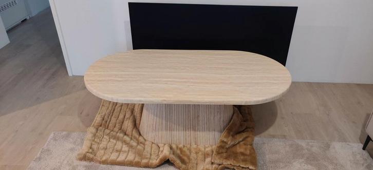 Salontafel London x Firestone - Ovaal, Huis en Inrichting, Tafels | Salontafels, Nieuw, Minder dan 50 cm, 50 tot 100 cm, 100 tot 150 cm