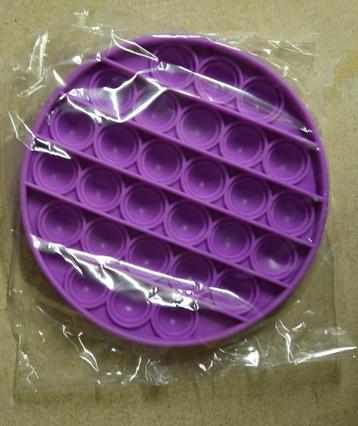 anti stress spel fidget pop it drukknoppen NIEUW paars rond beschikbaar voor biedingen