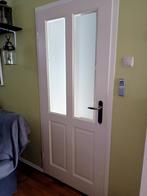 Hardhouten binnendeur opdek 201x83, Ophalen, 80 tot 100 cm, Binnendeur, 200 tot 215 cm