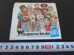 sticker strip beroepen wij sparen bij de NMS bank, Verzamelen, Ophalen, Zo goed als nieuw, Bedrijf of Vereniging