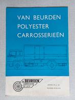 Brochure / Folder VAN BEURDEN Carrosserie  De Lier, Boeken, Ophalen of Verzenden, Gelezen, Overige merken