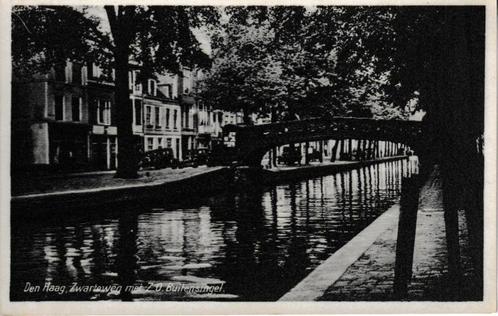 DEN HAAG - ZWARTE WEG met Z.O. BUITENSINGEL, Verzamelen, Ansichtkaarten | Nederland, Ongelopen, Zuid-Holland, Voor 1920, Ophalen of Verzenden