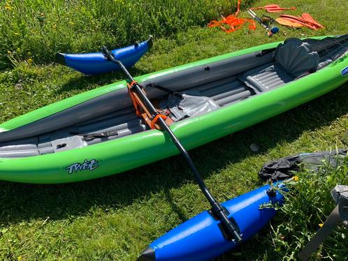 Drijvers tegen omvallen kano of kayak, Watersport en Boten, Kano's, Zo goed als nieuw, Kajak, Opblaasbaar, Ophalen