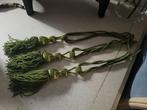 3 vintage groene embrasses per stuk 4.95 foto 1 t/m 3