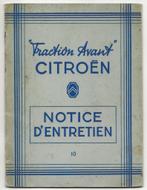 Citroen Traction Avant 1939 notice handleiding (A1416), Auto diversen, Handleidingen en Instructieboekjes, Ophalen of Verzenden