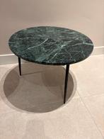 Marmeren Bijzettafel - Stijlvol & Tijdloos, Huis en Inrichting, Tafels | Bijzettafels, Ophalen, Minder dan 55 cm, Rond, Zo goed als nieuw