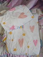 Junior Dekbedovertrek Set - Unicorn & Hartjes, Eenpersoons, Wit, Dekbedovertrek, Ophalen of Verzenden