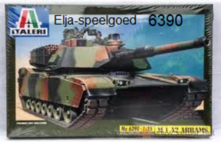 Modelbouw Italeri 1:35 M1 A2 ABRAMS 6390 tank modelbouw, Hobby en Vrije tijd, Modelbouw | Auto's en Voertuigen, Nieuw, Tank, 1:32 tot 1:50