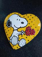 Snoopy - Snoepblik Hartvormig, Ophalen of Verzenden, Snoopy, Gebruikt, Gebruiksvoorwerp