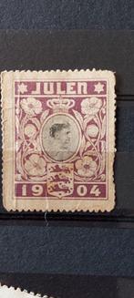 Sluitzegel Denemarken Kerst  Julen. 1904, Ophalen of Verzenden, Postfris, Overige thema's