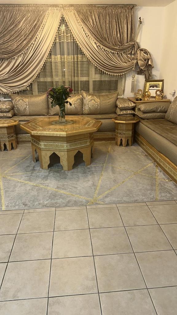 Marokkaanse salon compleet, Huis en Inrichting, Banken | Complete zithoeken, Zo goed als nieuw, Hout, Ophalen of Verzenden