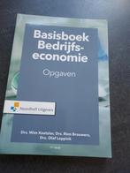 Basisboek Bedrijfseconomie - Opgaven, Boeken, Ophalen of Verzenden, Gelezen, Economie en Marketing, Drs. Wim Koetzier, Drs. Rien Brouwers, Drs. Olaf Leppink