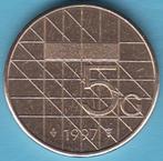 Nederland Vijfje (5 gulden) 1997 UNC in munthouder, Postzegels en Munten, Munten | Nederland, Ophalen of Verzenden, Koningin Beatrix