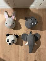 Kidsdepot knuffelbeesten - dieren voor aan de muur, Ophalen of Verzenden, Zo goed als nieuw, Wanddecoratie