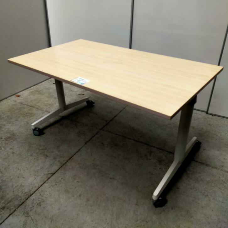 bureau klaptafels inklapbare tafel 160x80 cm verrijdbaar, Huis en Inrichting, Bureaus, Ophalen of Verzenden