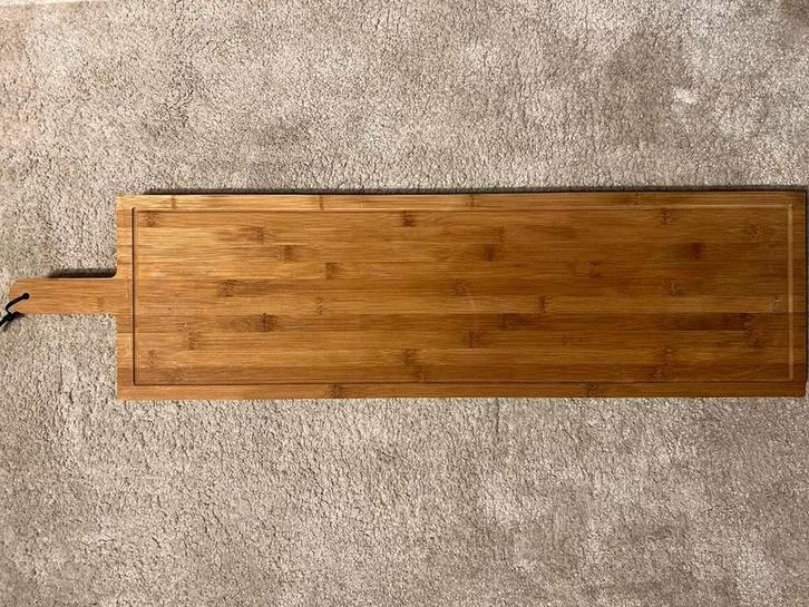 Houten Serveerplank / Tapasplank 100 x 25 cm, Huis en Inrichting, Keuken | Keukenbenodigdheden, Zo goed als nieuw, Ophalen of Verzenden